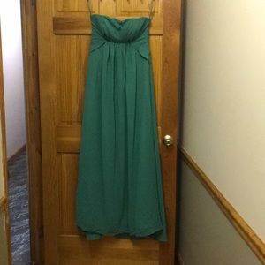 emerald green dress